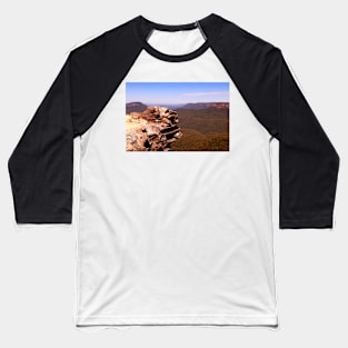 Blue Mountains Precipice Baseball T-Shirt